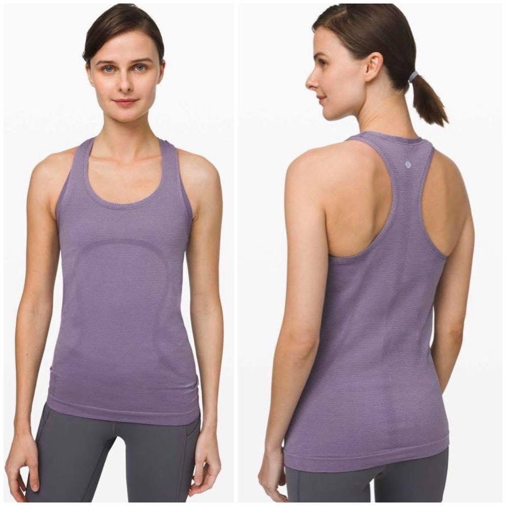 NEW WITH TAGS! LULULEMON - Swiftly Speed Racerback *Shine. Size 8